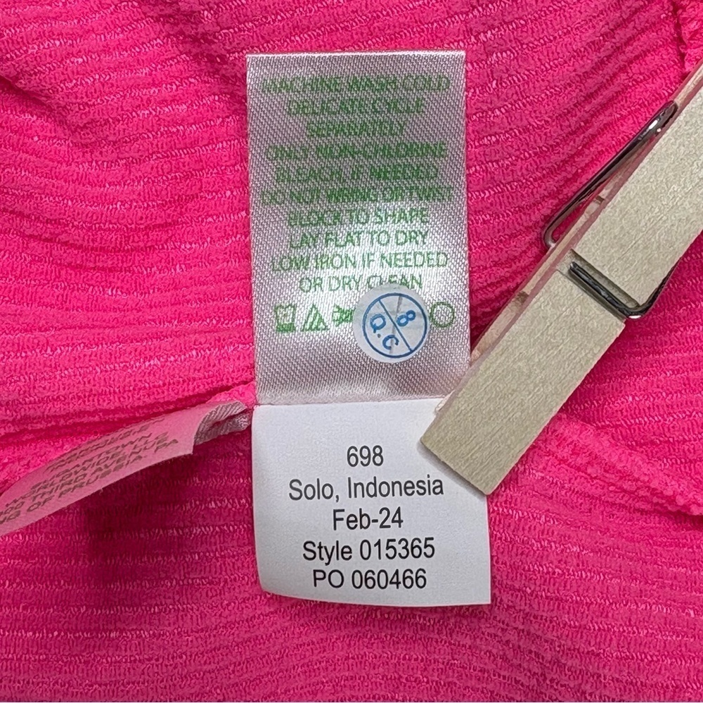 NWT Lilly Pulitzer Stassi Knee Length Scrunch Dress • Roxie Pink • XL - Picture 10 of 11